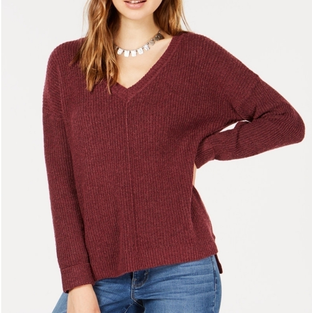 NEW HIPPIE RISE‎ SIZE XL CHERRY COLOR SWEATER  TOP